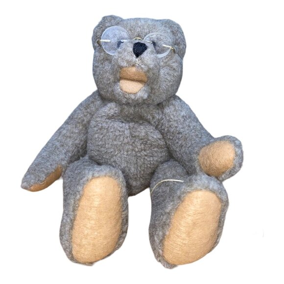 Teddy Bear Handmade Mohair Jointed Collectable Gae Sharp Stuffed Animal Toy Iowa - Picture 1 of 10
